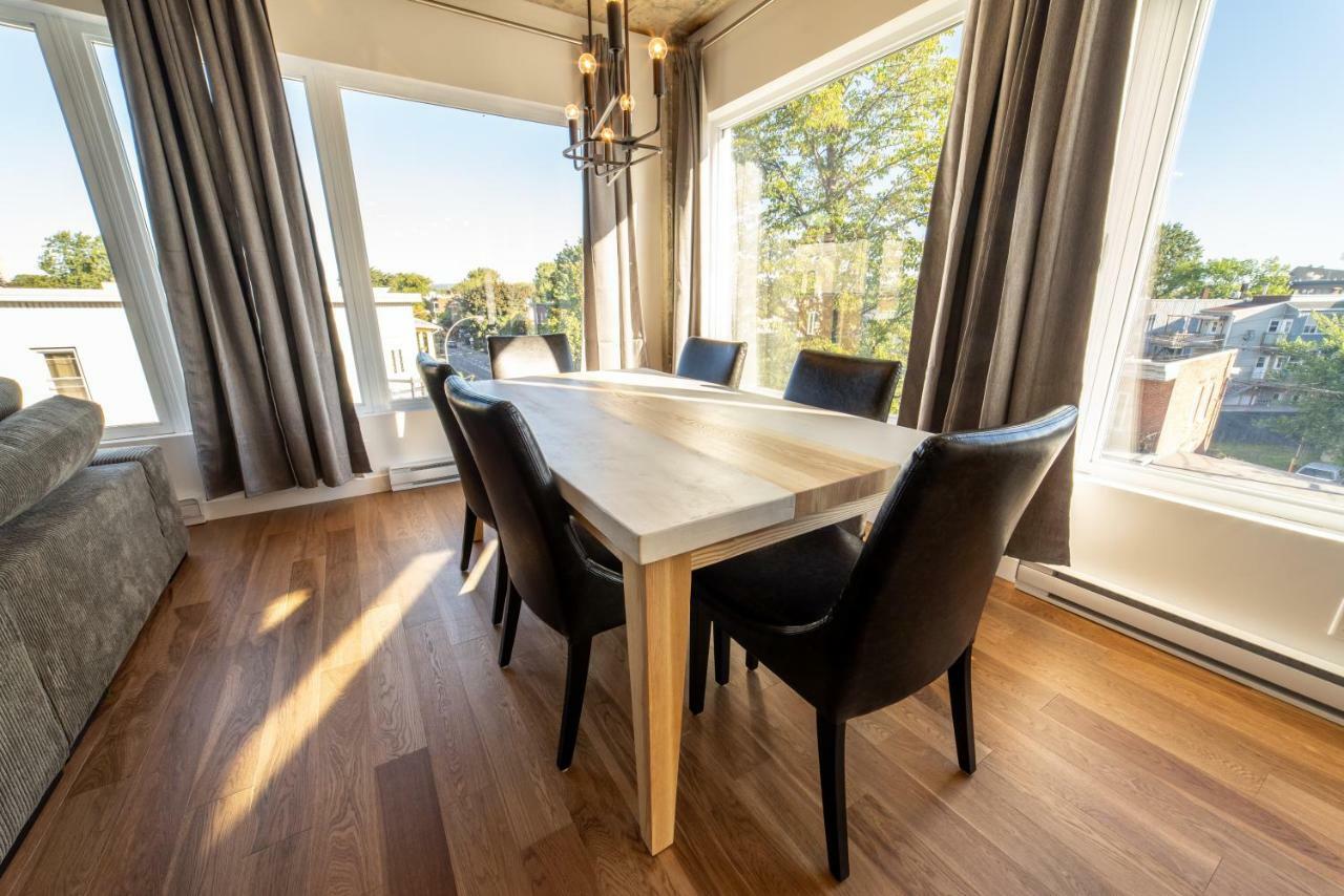 Aux Havres Urbains - Le Penthouse De La 3Ieme Avenue Apartman Québec Kültér fotó