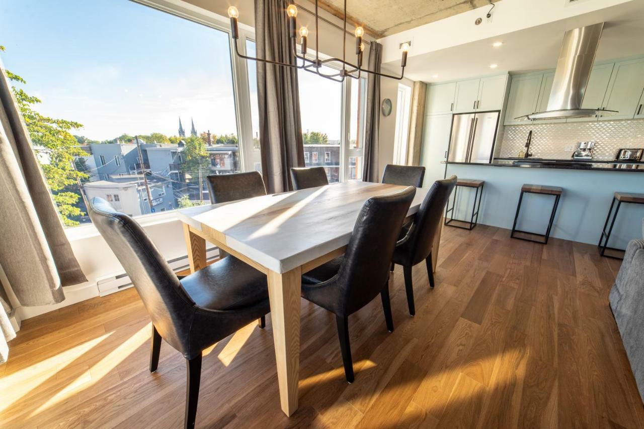 Aux Havres Urbains - Le Penthouse De La 3Ieme Avenue Apartman Québec Kültér fotó