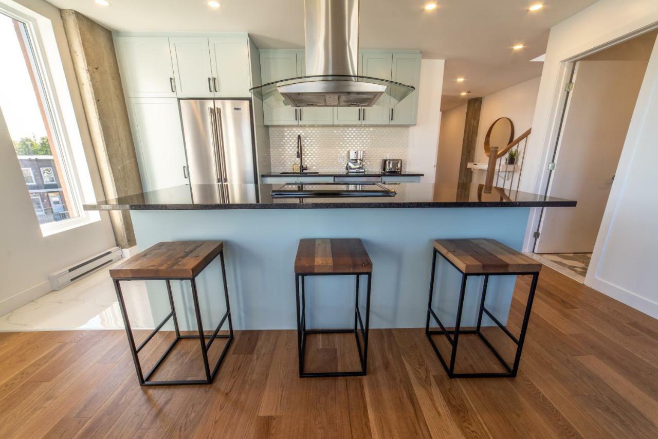 Aux Havres Urbains - Le Penthouse De La 3Ieme Avenue Apartman Québec Kültér fotó
