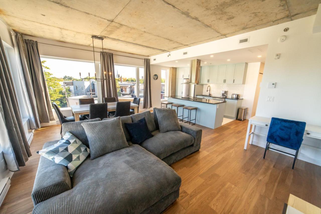 Aux Havres Urbains - Le Penthouse De La 3Ieme Avenue Apartman Québec Kültér fotó